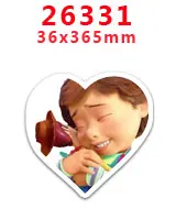 PR-26331 Принадлежности для рукоделия с изображением героев мультфильмов плоские с обратной стороны плоские смолы 30 штук. PR-25697-26497 - Цвет: PR-26331