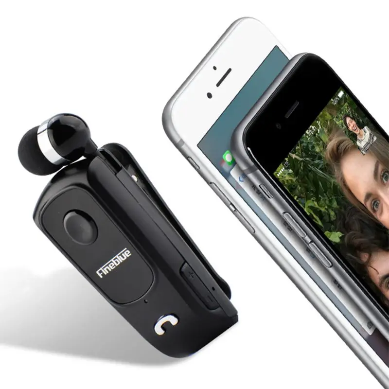 F920 Wireless BT 4 0 Headset Retractable Earphone Handsfree Headset W Clip Mic