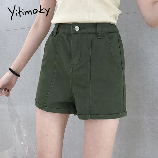 green khaki jeans womens