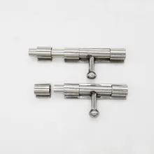 Нержавеющая сталь 6-ти дюймовый гироборд с колесами 8 дюймов жирных болт общежития железа защитная дверь поверхностного монтажа с горизонтальным разъемом для клетки для домашних животных, стержень автомобильной двери, хо