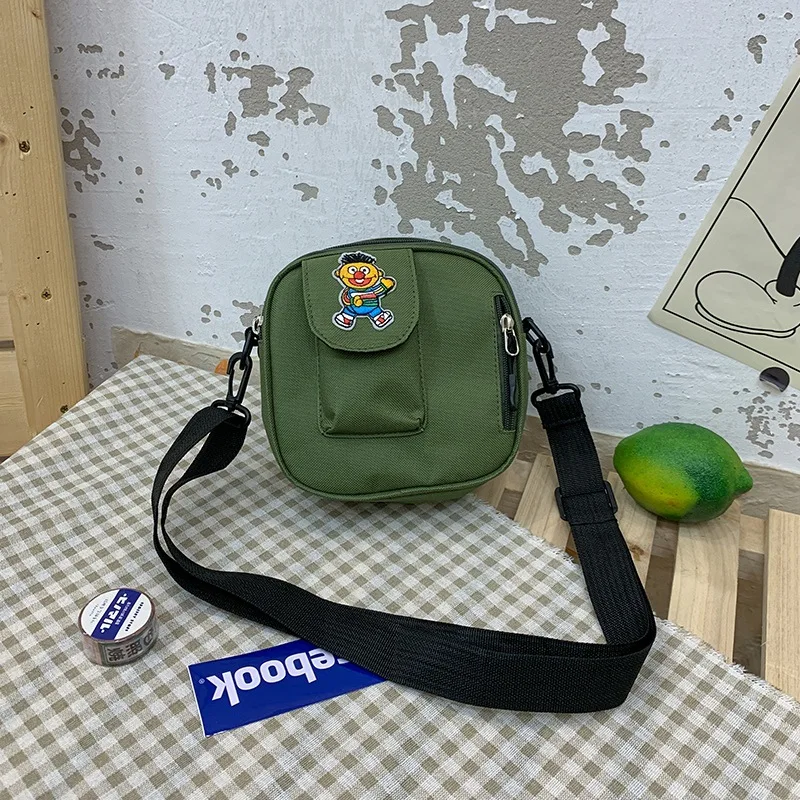 

Girl'S Canvas 2019 New Style Fashion Korean-style Cool Vintage-Style Bag Versatile Shoulder INS Ultra-Fire Pack