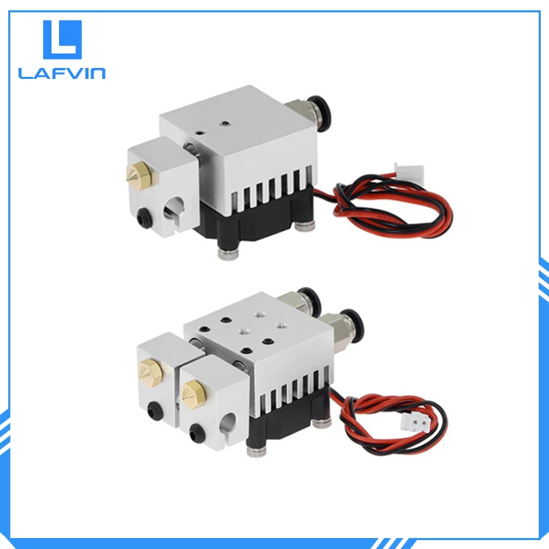 Набор для экструдера 3D Chimera Hotend 2 в OUT многоэкструзионный полностью металлический