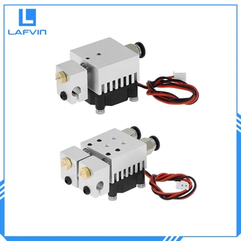 

3D Chimera Hotend Kit 2 IN 2 OUT extruder Multi-extrusion All metal MK8 V6 Dual Single extruder 0.4mm/1.75mm 3D printer parts