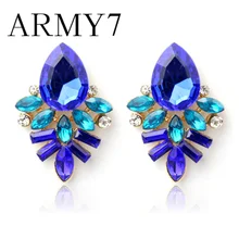 Этнические индийские большие серьги, модные женские серьги из горного хрусталя и сплава, серьги-гвоздики, подвеска для выпускного вечера, украшения, подарки, ярко-розовый цвет