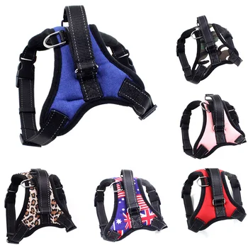 

Dog Safety Vest Harness Pet Dog Adjustable Car Safety Mesh Harness Travel Strap Vest LBShipping