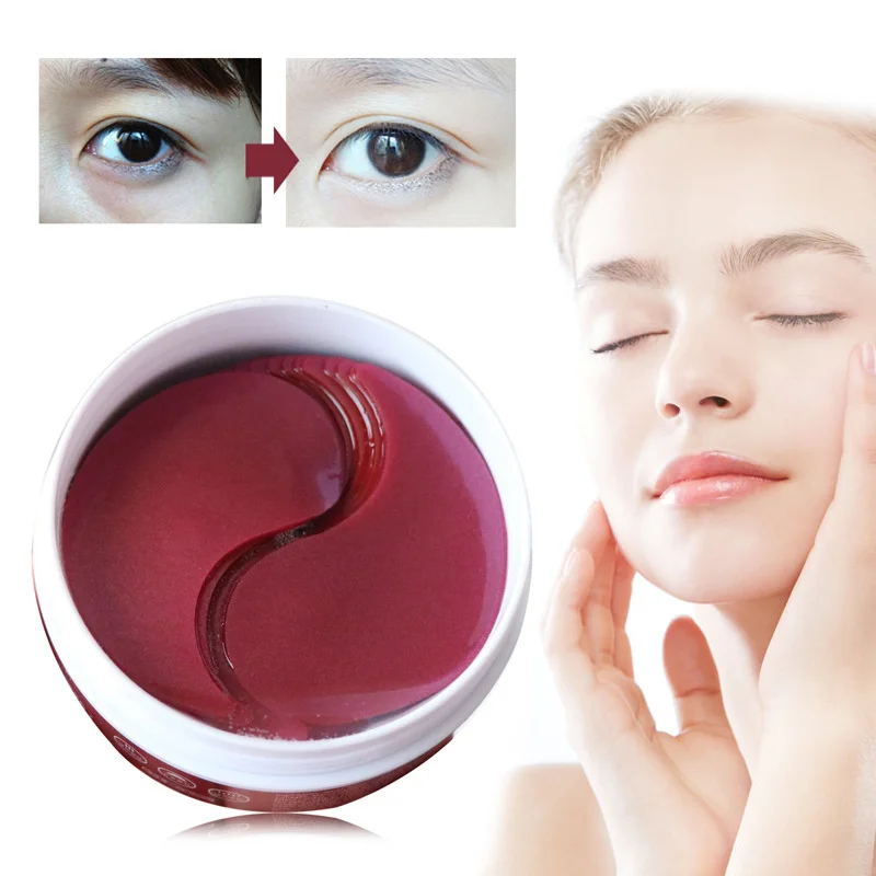 

EFERO 60 Pcs/bottle Anti Wrinkle Collagen Eye Mask Gel Eyes Patches Eye Care Anti Eye Bags Puffiness Dark Circles Skin