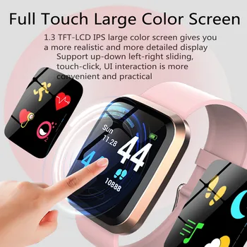 

L7 Men Sport Pedometer Full Touch Screen Smart Watch IP68 Waterproof Fitness Tracker Heart Rate Monitor Women Clock Smartwatch