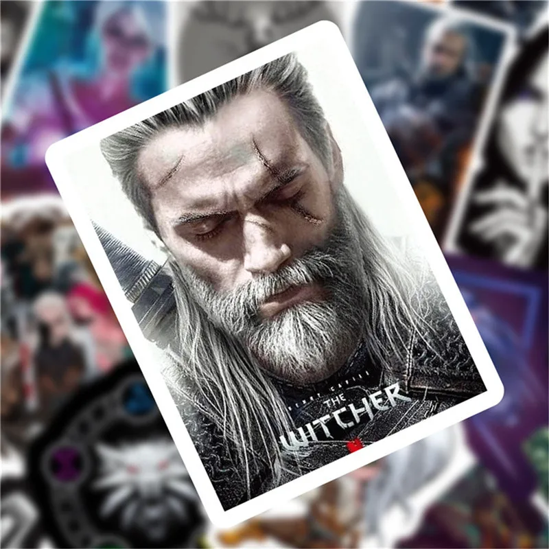 50 шт. наклейки из игры пакет Волчья Голова наклейки для вентилятора Дорожный Чехол велосипедный холодильник игрушечный ноутбук Аниме ПВХ наклейки