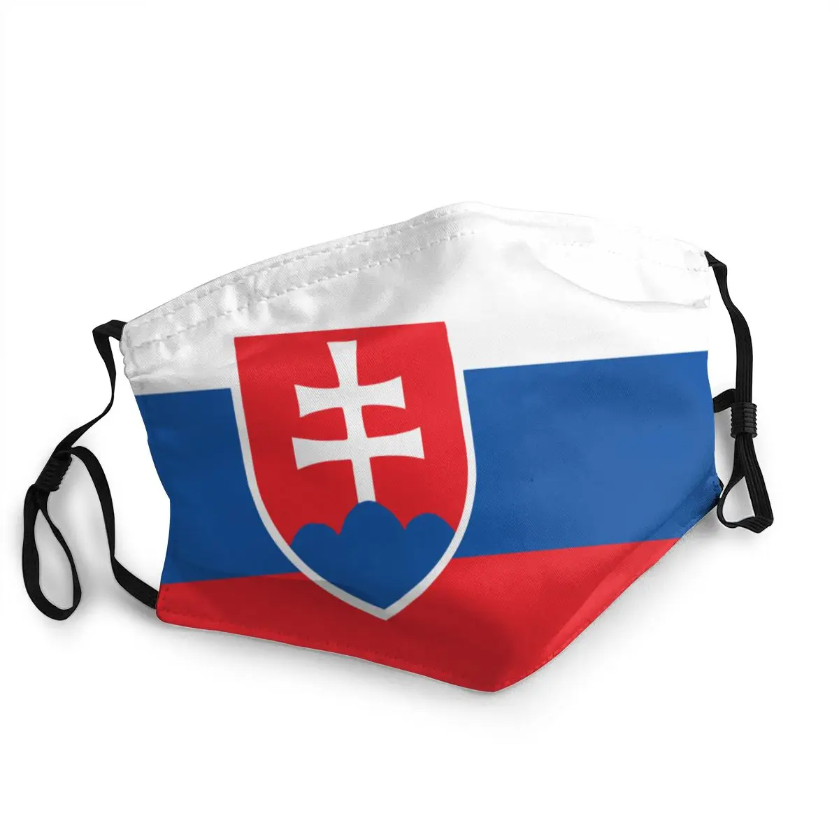 Неодноразовая маска для лица с флагом Словакии взрослых Пылезащитная против