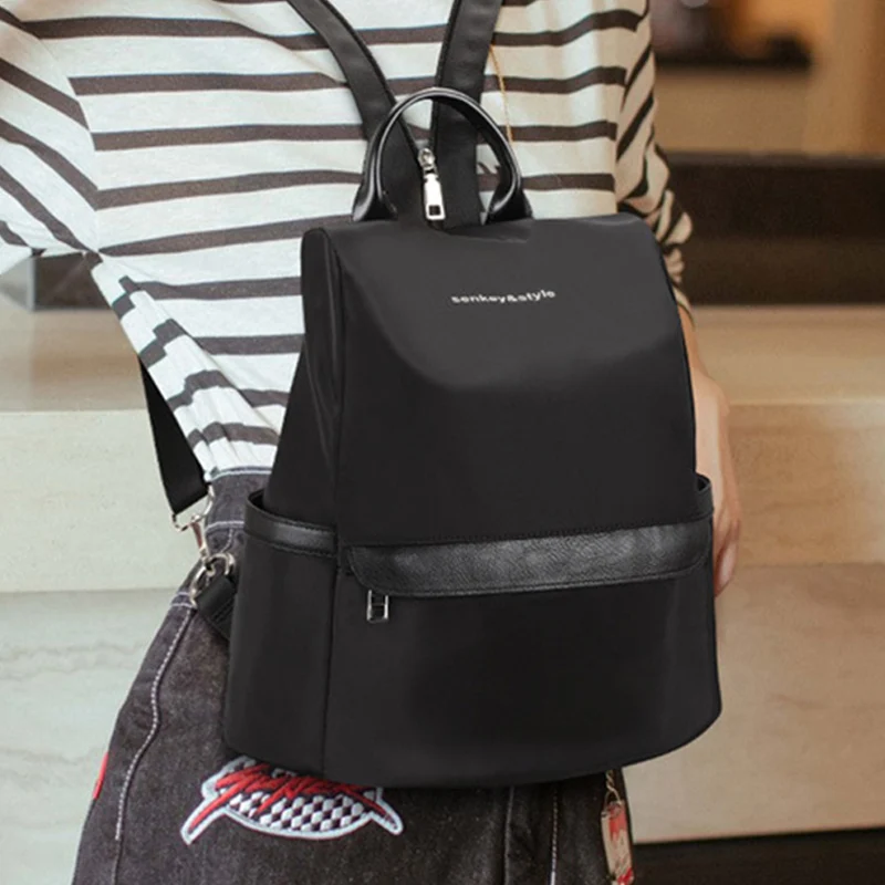 2020 new Casual Backpack Female Women's backpack Large Capacity School Bag for Girls Leisure Hidden Anti theft Shoulder Bags | Багаж и