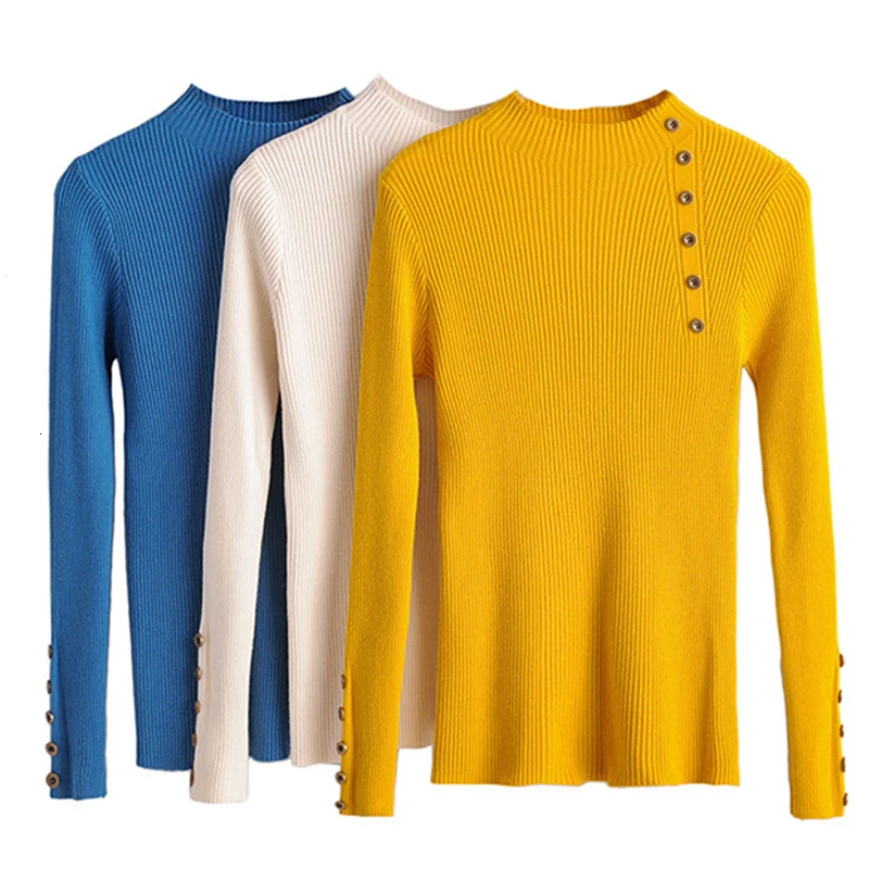 Женский модный свитер на осень и зиму 2020 мягкий тонкий джемпер женская