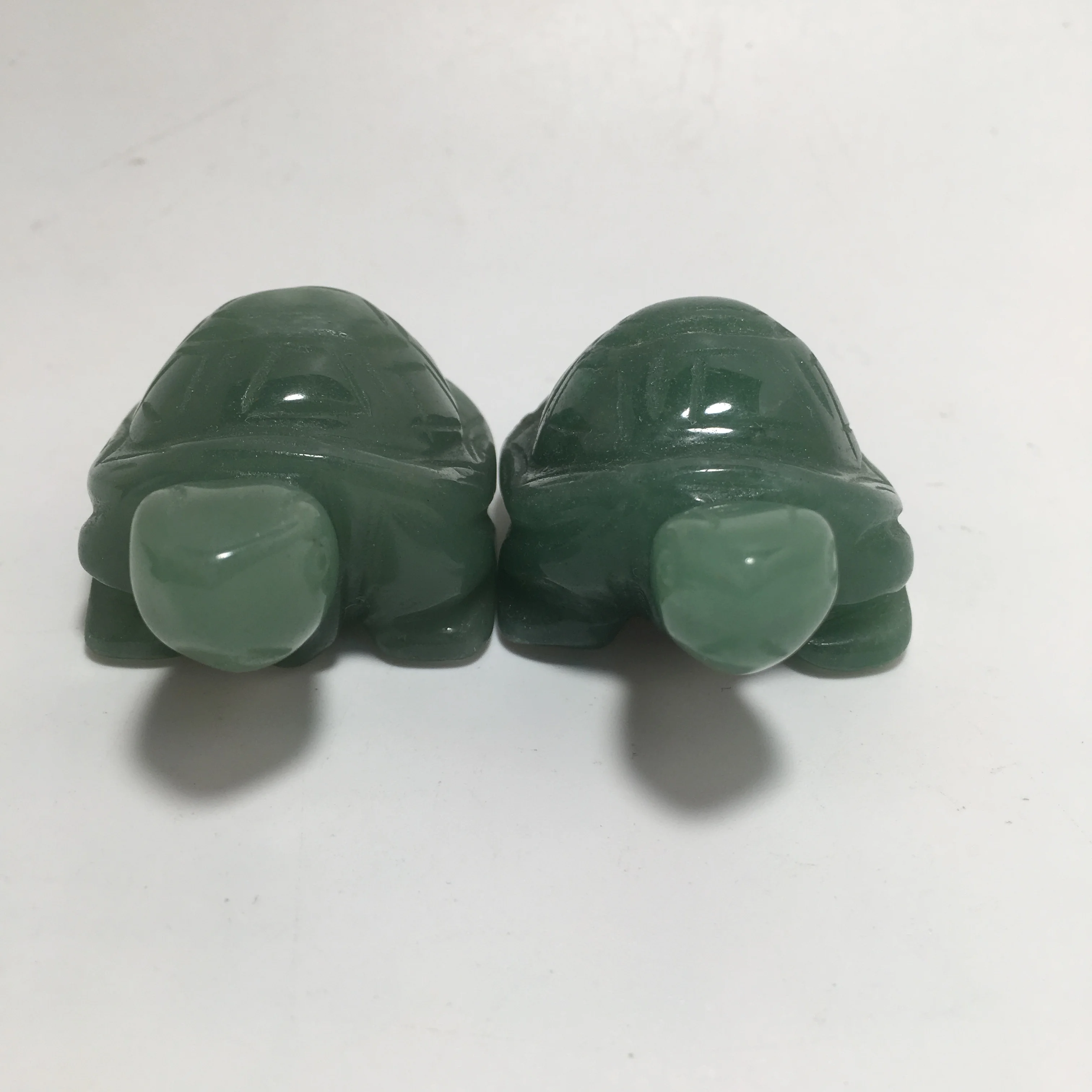 

2 inches turtle Shape Natural Aventurine Crystal Pendant Mascot Figurine For Home Desk Decoration Gift