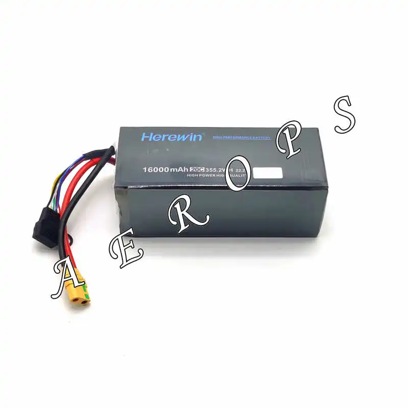 Aerops Herewin 16000mAh 6S 22 2 v сельское хозяйство беспилотный летательный аппарат Li-Po