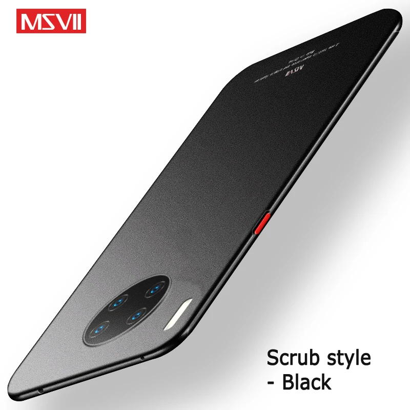 Mate 30 Чехол MSVII матовый чехол для huawei mate 30 Pro чехол mate 30 Lite Жесткий PC чехол для huawei mate 20 Pro Lite X чехол для телефона s