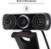 Redragon GW600 720P Webcam con micrófono doble integrado rotación de 360 grados-2,0 USB Skype cámara Web de la computadora ► Foto 2/6