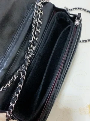 【Only Sale Inner Bag】Bag Organizer Insert For Chanel Woc Organiser Divider  Shaper Protector Compartment