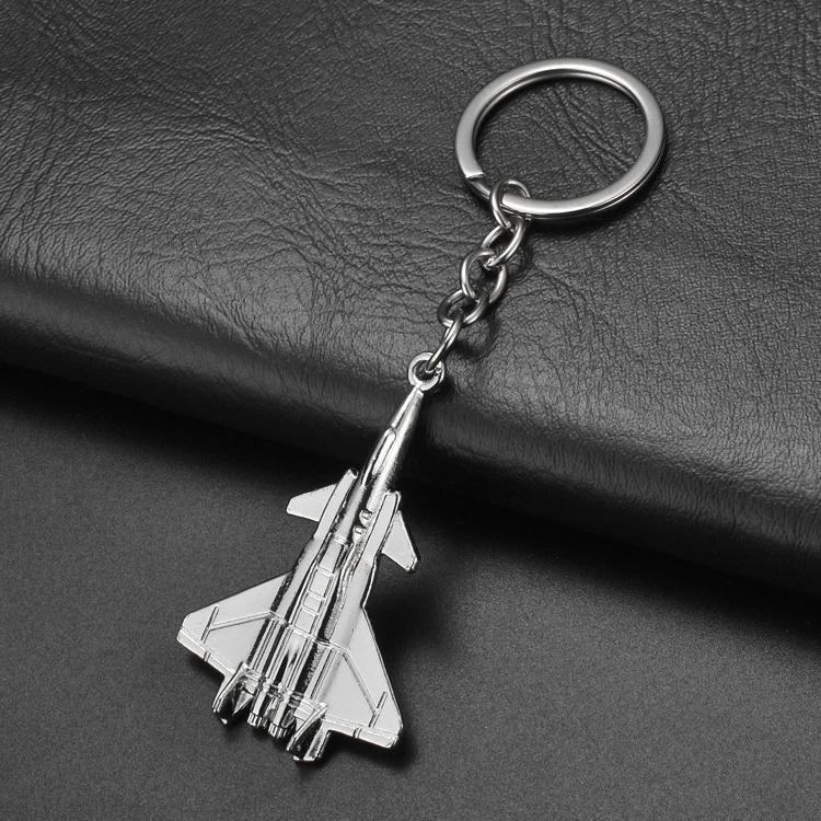 Keychains For Men Car Bag KeyRing Air Plane Model Fighter Toy Travel Fashion Gift