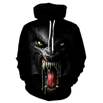 

Wolf Printed Hoodies Men 3d Hoodies Brand Sweatshirts Boy Jackets Quality Pullover Fashion Tracksuits Animal Streetwear Out Coat