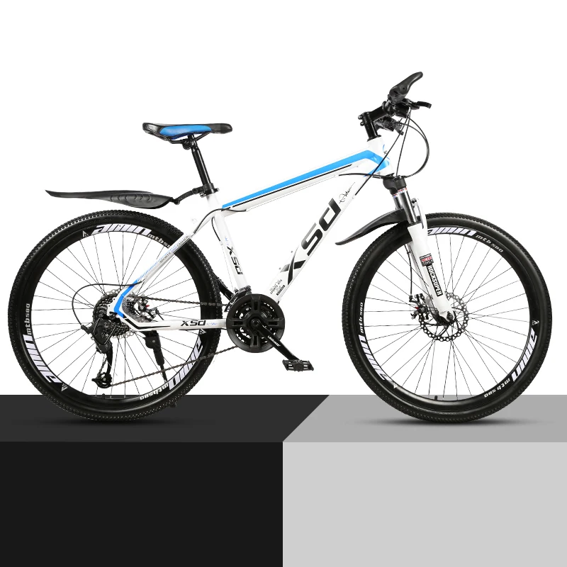26-Inch 21/24/27/30Speed Mountain Bicycle Shock Absorption And Speed Change Mechanical Disc Brake Student Adult Top fitting Bike 26-Inch 21/24/27/30Speed Mountain Bicycle Shock Absorption And Speed Change Mechanical Disc Brake Student Adult Top fitting Bike