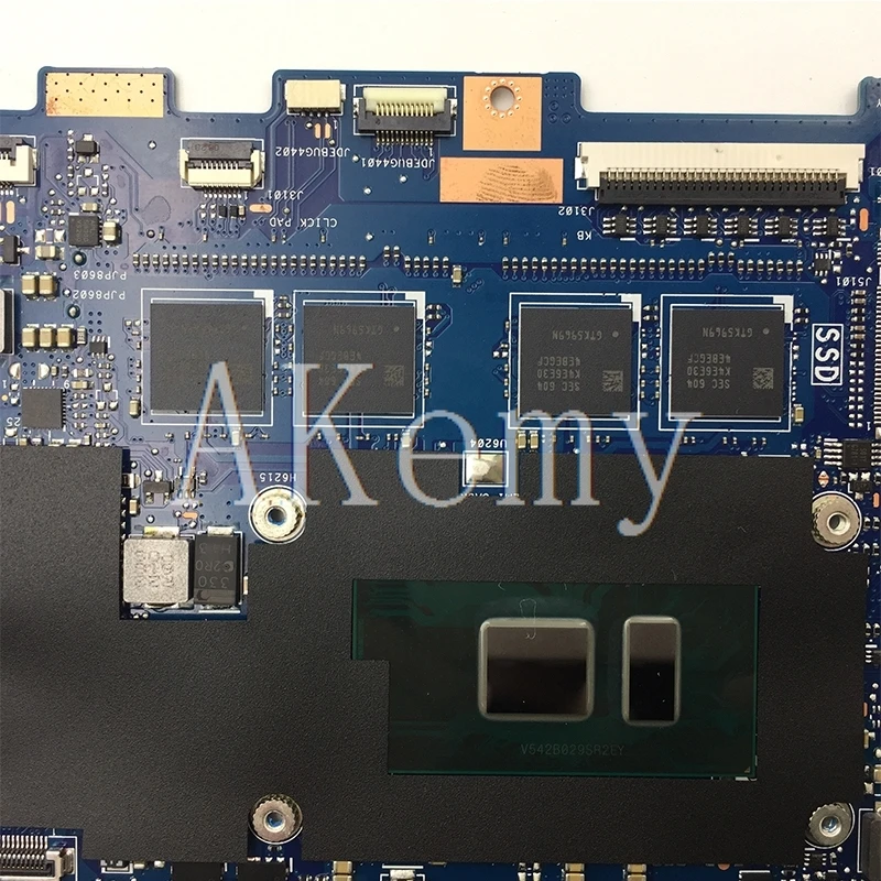 Akemy лучшая конфигурация материнская плата для ноутбука ASUS UX360UA Q324UAK Q324UA Q324U материнская плата 60NB0C00-MB8000 16 Гб ОЗУ I7-7500 процессор