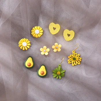 

30 Pairs/lot simple cute women jewelry earrings wholesale 201107-70