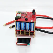 5.4V 400F Portable Spot Welder Equipment DIY LED Pulse Spot Welding Machine Set Semi-automatic Welder Tools 0.25mm 18650 Battery