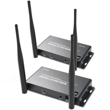 200M Wireless Extender HDMI-kompatibel HD 1080P Sender Sender Empfänger TX RX Kit Verlängern Audio Video Transfer unterstützung 1 Zu 4