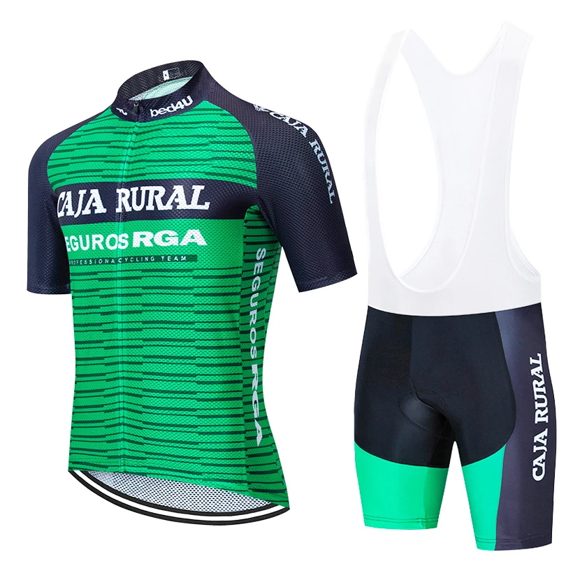 2020 new caja Rural cycling jersey 20D bike shorts set Ropa Ciclismo MENS summer quick dry BICYCLING Maillot bottom clothing | Спорт и