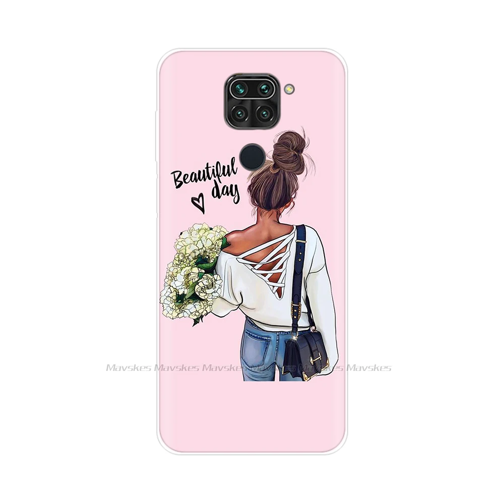 xiaomi leather case glass Silicon Case For Xiaomi Redmi Note 9 Case Note9 Cover Painting Soft TPU Phone Case For Redmi Note 9 9S Pro Max Back Cover Coque case for xiaomi Cases For Xiaomi