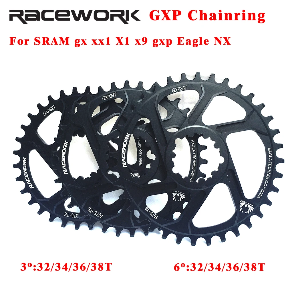 Звезда для горного велосипеда MTB SRAM GXP узкая и широкая 32T 34T 36T 38T XX1 X9 XO X01 gx Eagle