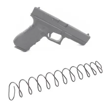 Magorui aço revistas base almofada primavera mag extensão primavera para glock g17/19/22/23/34/35 m & p 5/6