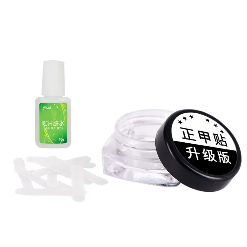 

Special Glue+12Pcs Ingrown Toe Foot Nail Correction Sticker Toenail Corrector NEW