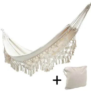 

Outdoor Indoor Furniture Hammock Swing Hanging Chair Garden Dormitory Hammock For Children Adult For Travel Hiking Sleeping