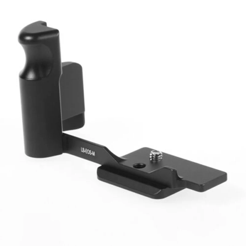 L-Shaped Quick Release Plate Bracket Hand Grip 1/4 Srew Hole for Canon EOS-M ILC Camera