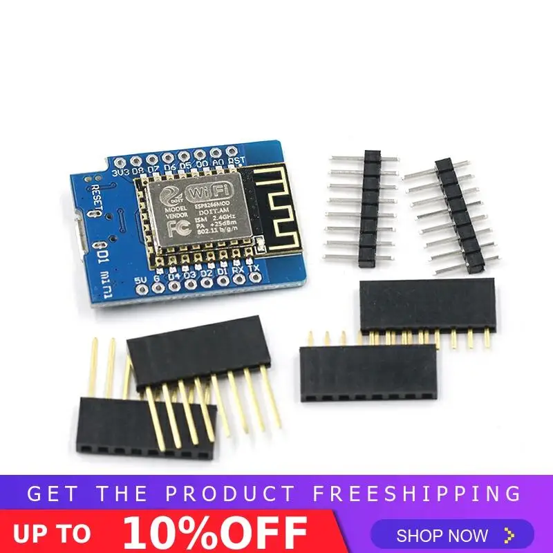 1 шт. D1 mini-Mini NodeMcu 4 м байт Lua wifi Интернет вещей макетная плата на основе ESP8266 от WeMos
