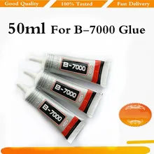 Colle B7000 à usages multiples, 50ml, résine époxy adhésive pour réparation d'écran tactile LCD de téléphone portable, Super colle B7000