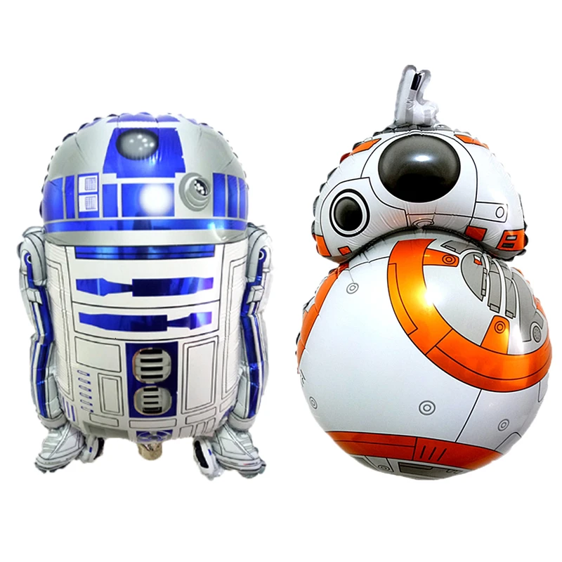 2 шт. большой BB8 робот алюминиевый шар Дети Звездные войны Тема дня рождения вечерние шарики для украшения подарок для ребенка