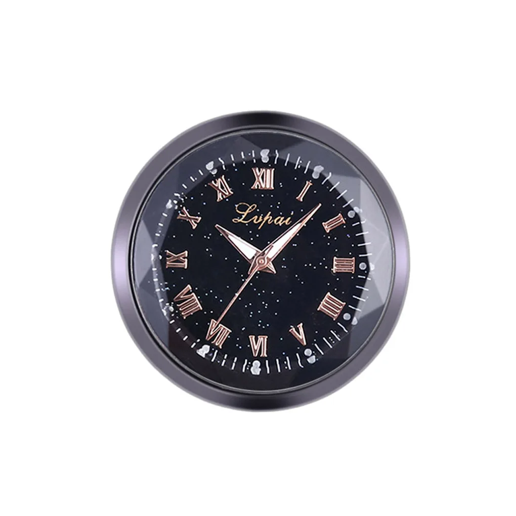 Car Decoration Electronic Meter Car Clock Timepiece Automobile Interior Ornament Sticker Watch - Название цвета: 9