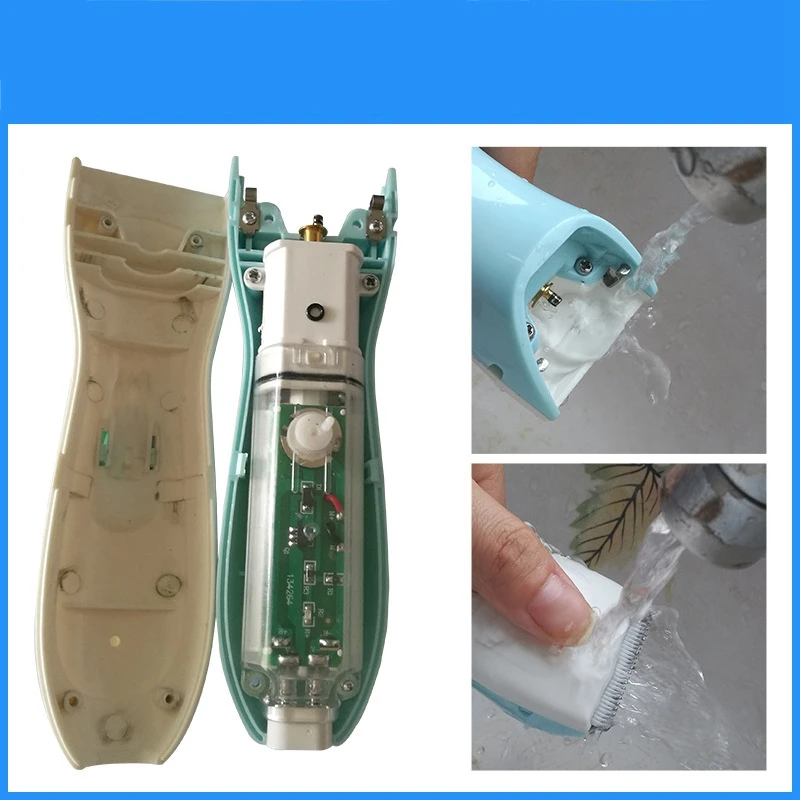 Детская машинка для стрижки волос, профессиональная машинка для стрижки, ультра тихая и водонепроницаемая машинка для стрижки, перезаряжаемый триммер для волос