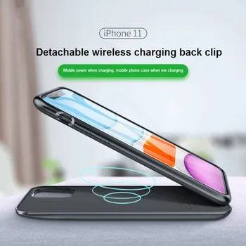 

For iPhone 11 11Pro 11ProMAX XSmax XR XS Battery charger Case Power Bank Charging Cases Charger Ultra Slim External Back Pack