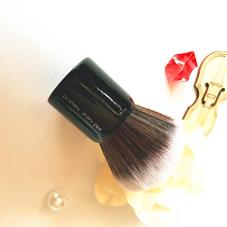 

S #43 Powder contour Makeup brushes Portable Pro Kabuki Make up brush loose powder synthetic hair cosmetic tools exquisite