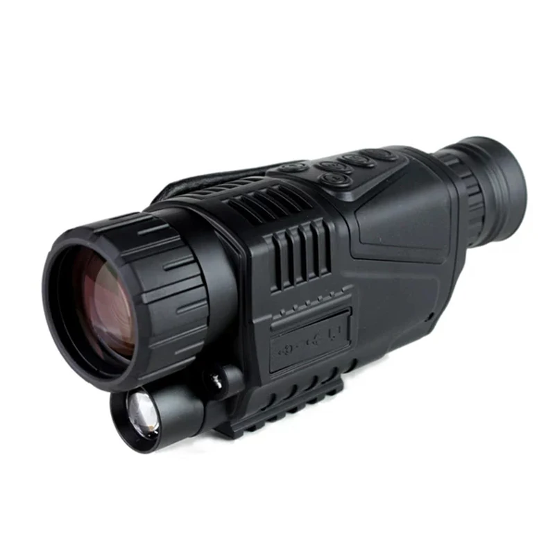 5x40 HD digital night vision device can be equipped with SD memory card video hunting patrol night infrared monocular telescope
