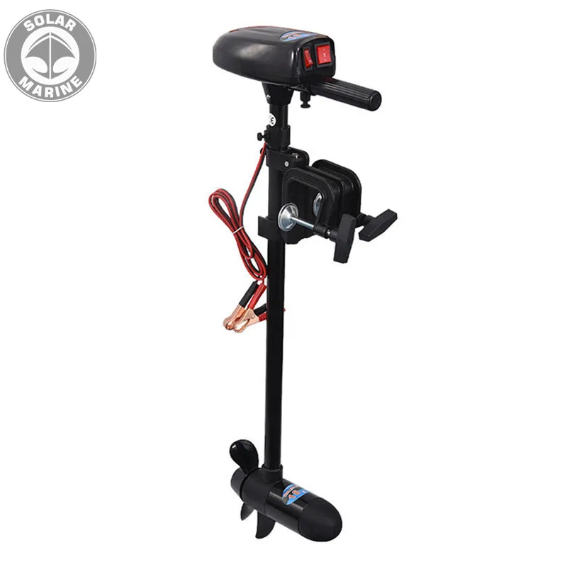 Motore Fuoribordo Elettrico A Traina Solare 18 Lbs 180 W 2 Km/H Motore Fuoribordo Per Kayak Da Barca Gonfiabile
