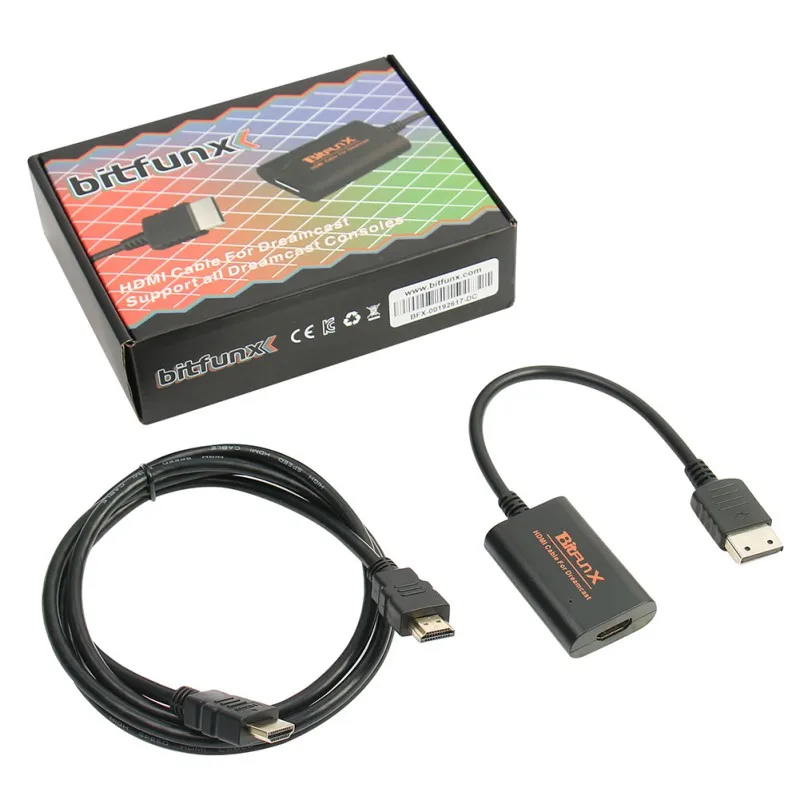 Адаптер Dreamcast hdmi с кабелем HDMI 4K 60 Гц для консолей Sega Dreamcast|Кабели HDMI| |