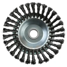 Landscaping Rotary Brush Joint Knot Steel Wire Wheel Brush Disc Power Tool Machines Accessories