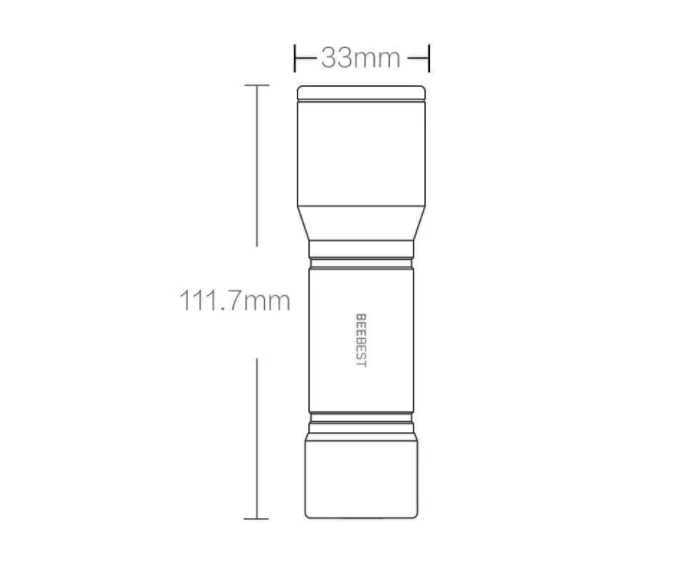 Xiaomi Youpin фонарик компактный портативный металлический цилиндрический корпус Компактный портативный мульти сцена применение Открытый фонарик