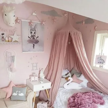 

Children's Tent For Kids Baby Wigwam Toys Dry Ball Pool Princess Canopy Curtain Play House Game Tepee Mosquito Net Bed Valance