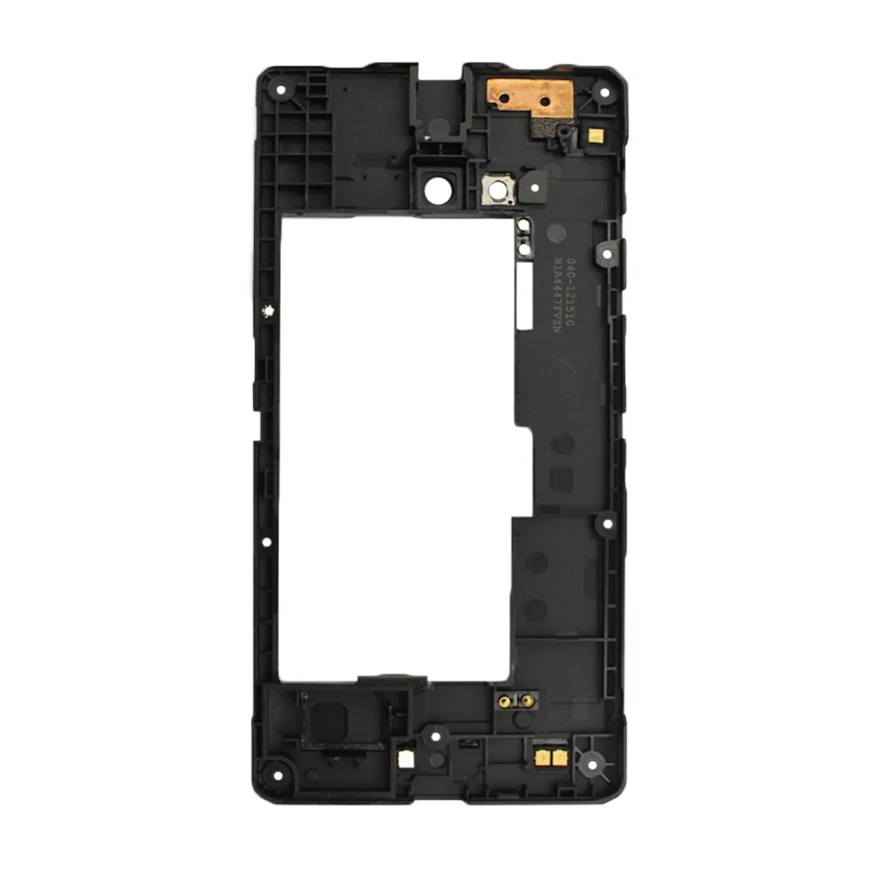 Новые запчасти для Nokia Lumia 730 промежуточный корпус ободок/средняя крышка пластины для Nokia Lumia 730 черного цвета