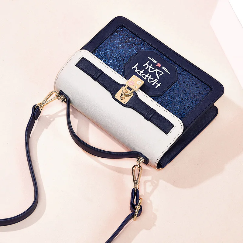 

Sky Color Package Bag Woman 2019 Tide Girl Small Single Shoulder Satchel Ma'am Popular Hundred Take The Hand Handbag