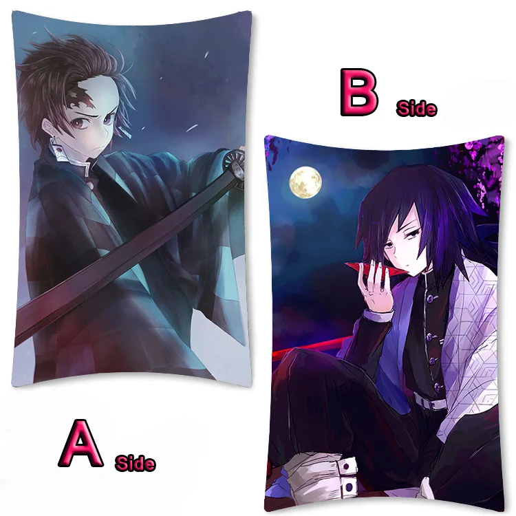 Аниме Demon Slayer: Kimetsu no Yaiba Kamado Tanjirou Dakimakura длинная подушка для объятий чехол кровать подушка Pilow Cover 2WAY 35x55 см